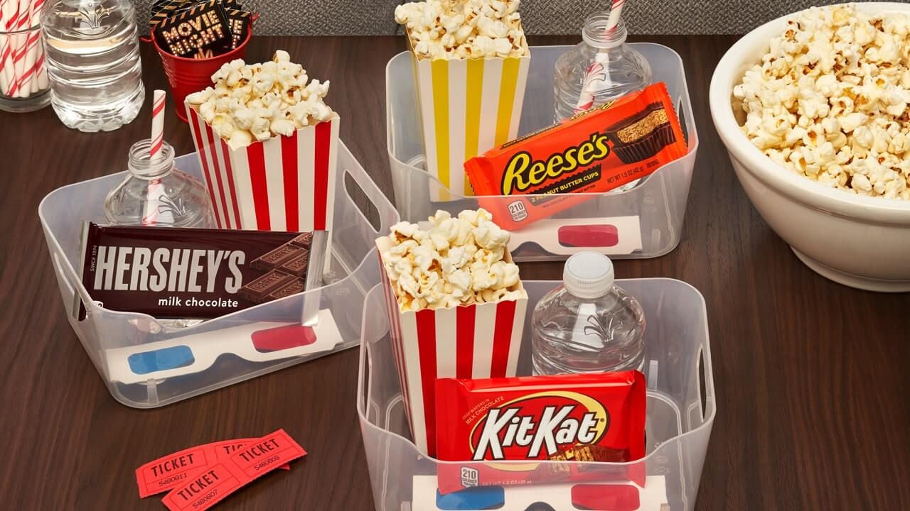 movie night snack trays