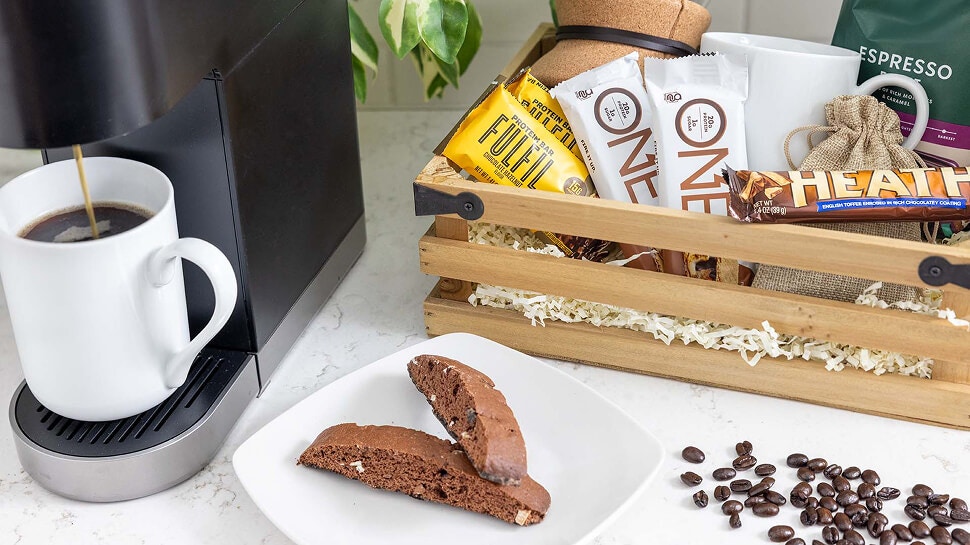 coffee and tea gift basket