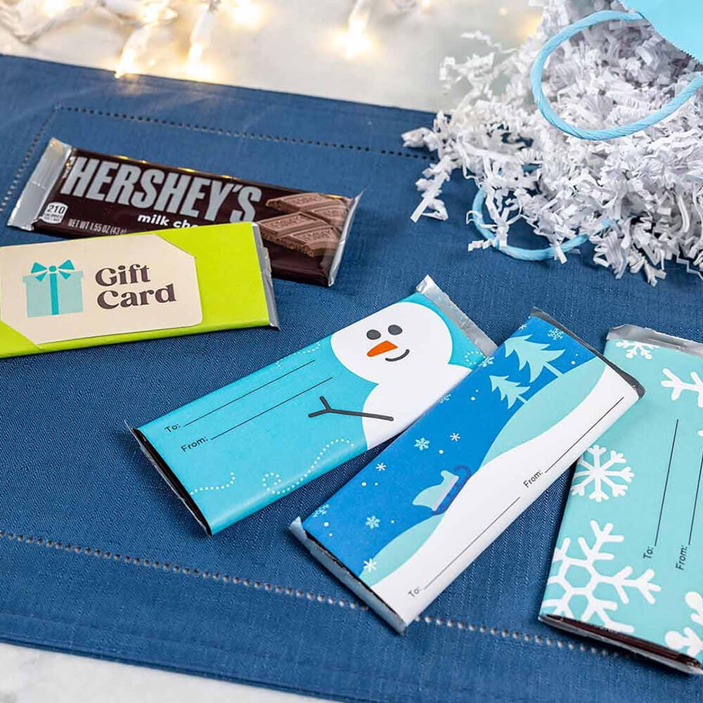 chocolate bar wrappers