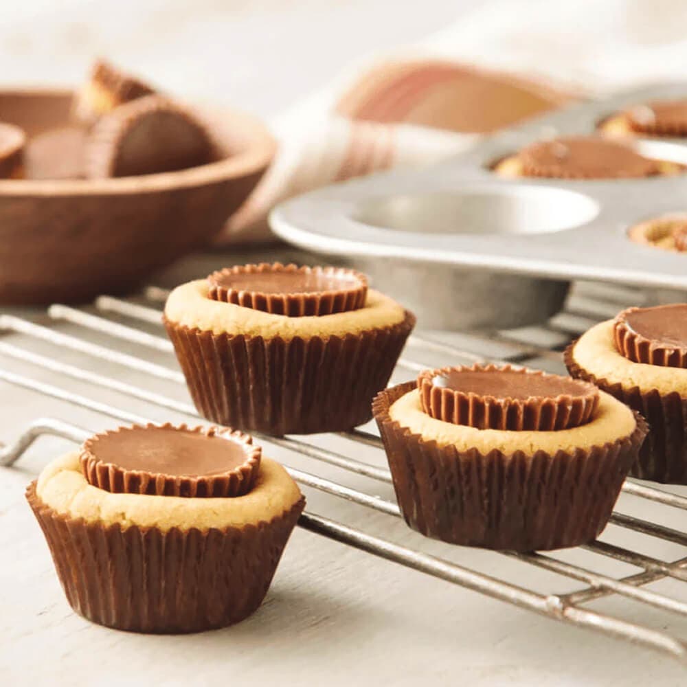 reeses peanut butter temptations on cooling rack