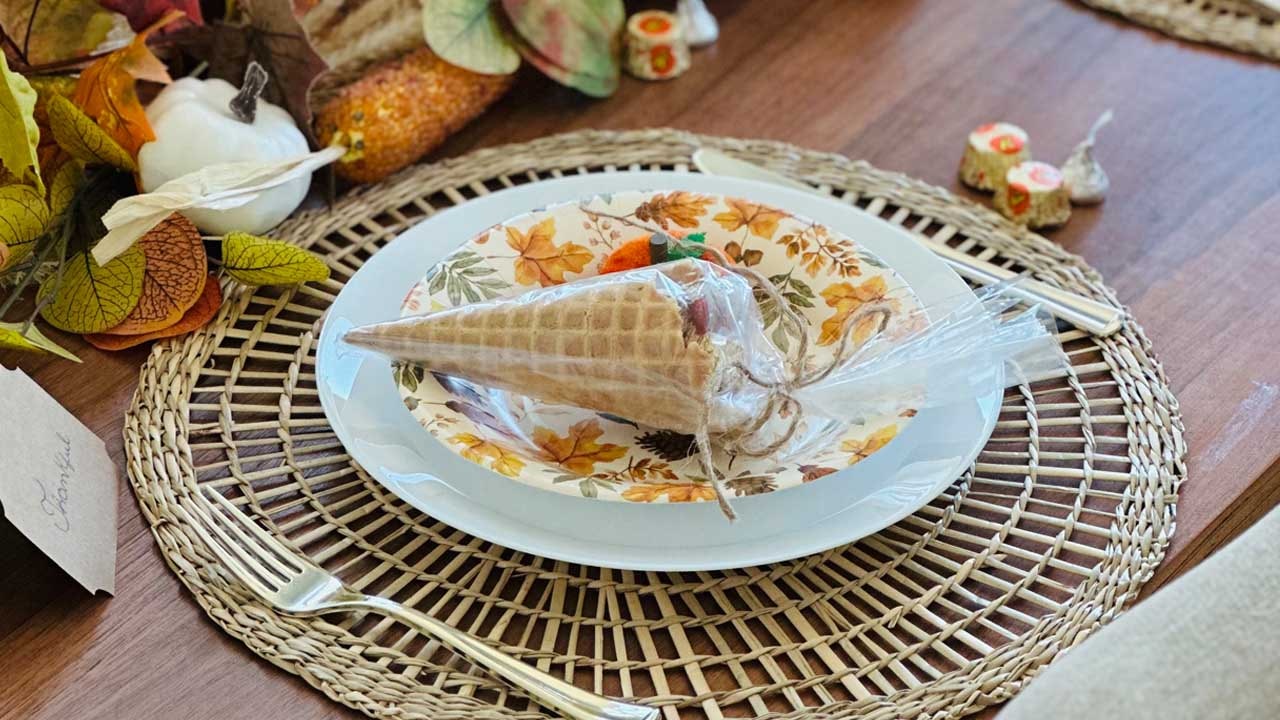 cone-u-copia party favors