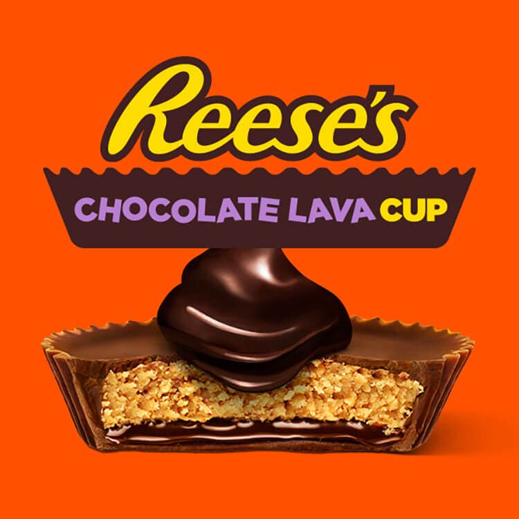 reeses chocolate lava peanut butter cups product tile