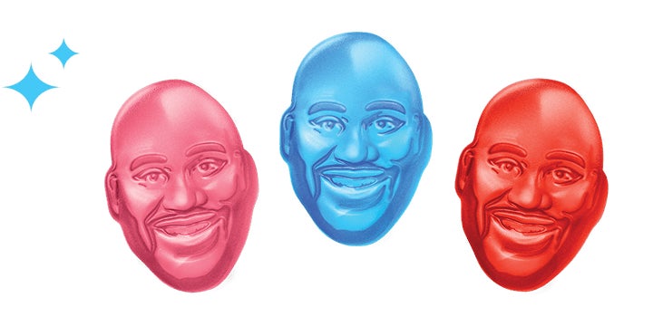 set of unwrapped shaqalicious xl gummies original flavors candy heads
