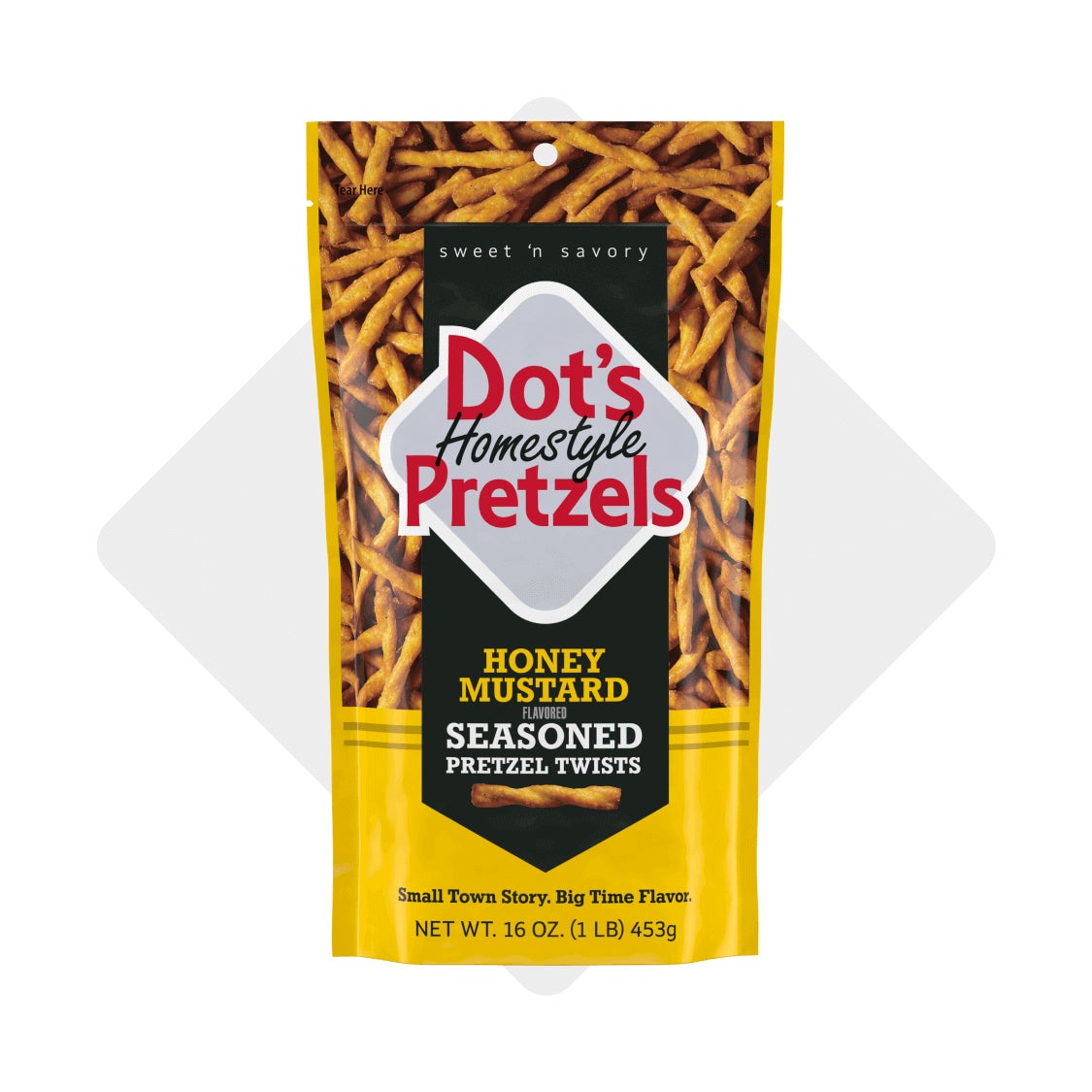 large bag of dots homestyle pretzels honey mustard seasoned pretzel twists