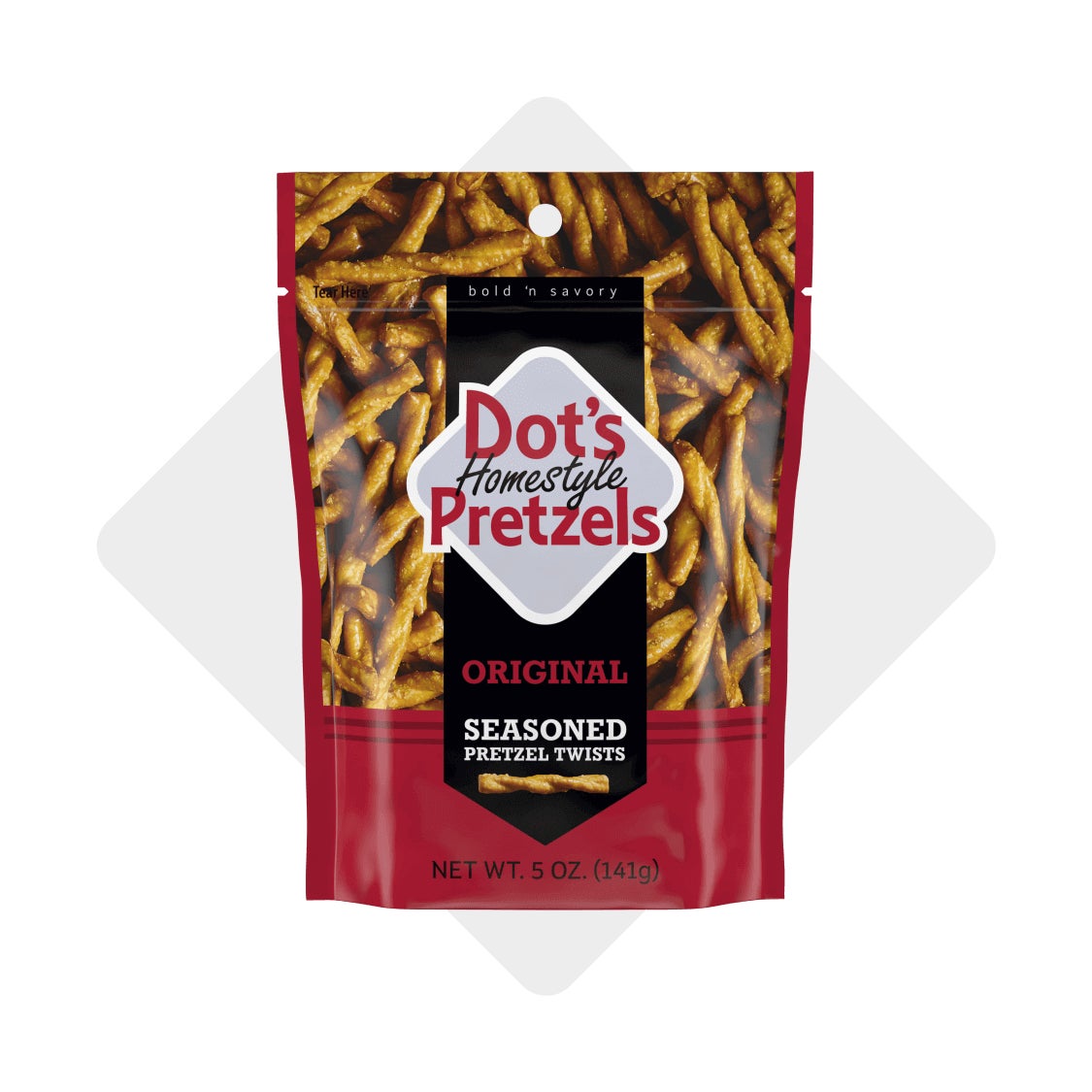 small bag of dots homestyle pretzels original seasoned pretzel twists