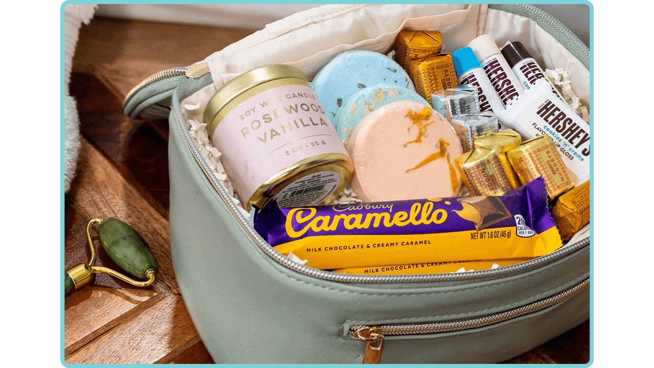 self care themed easter basket