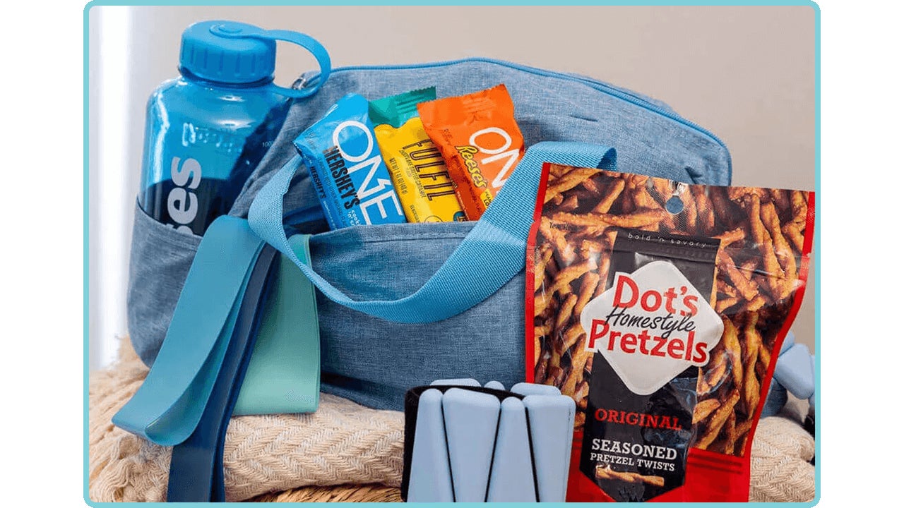 gym themed easter basket