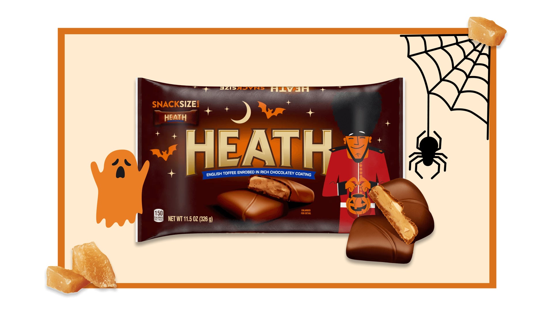 heath snack size halloween bag