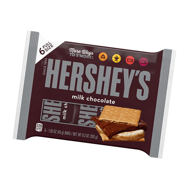 pack of hersheys milk chocolate candy bars