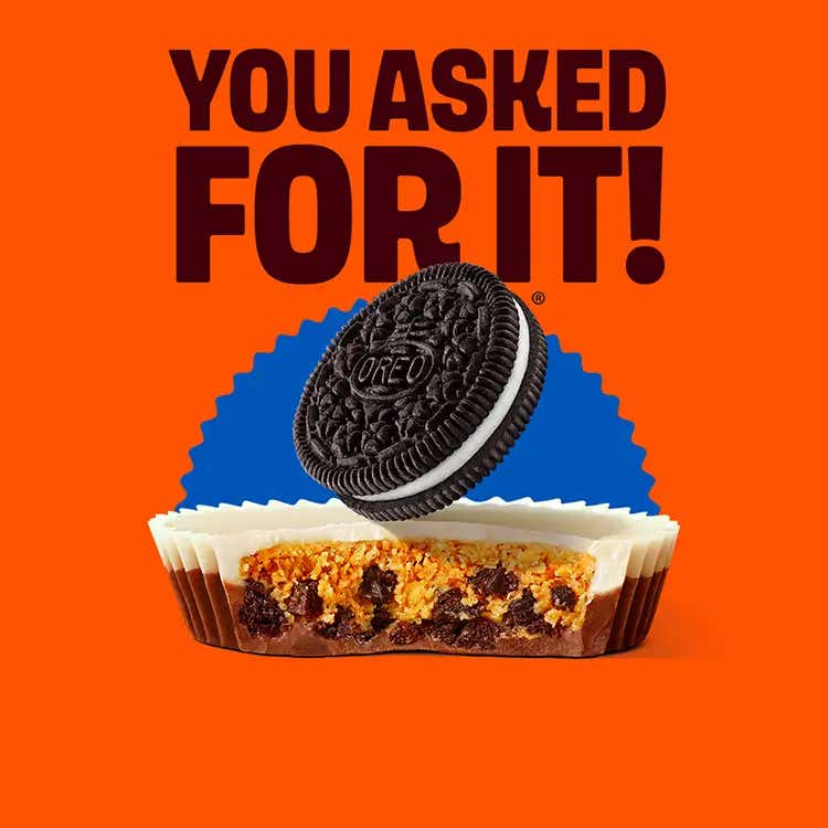 reeses oreo milk chocolate peanut butter cups