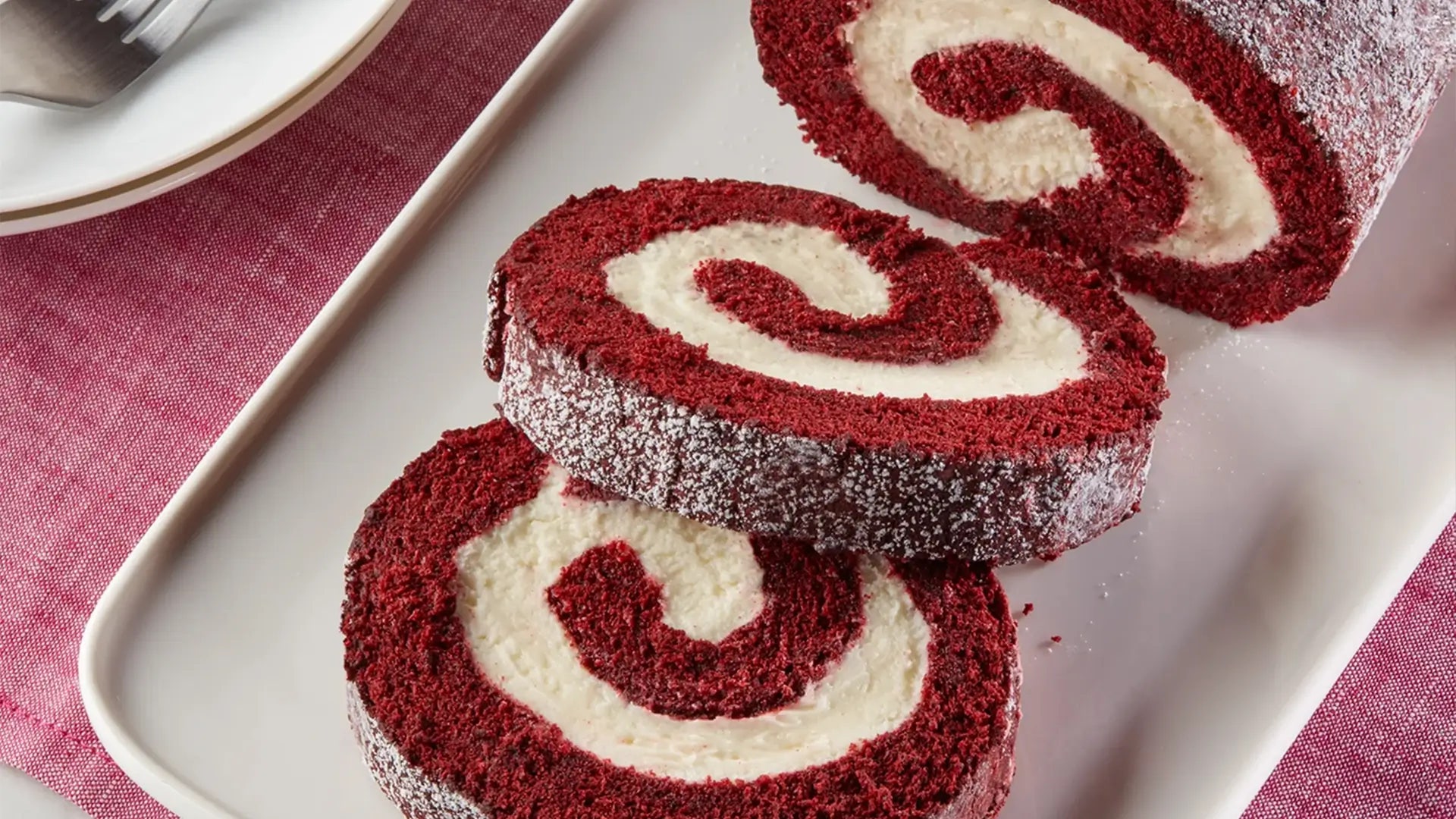 red velvet cake roll