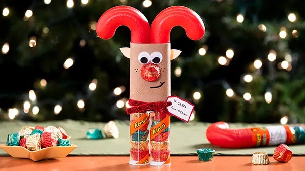 hersheys candy cane reindeer